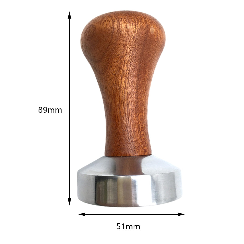 Tamper à café manche en bois